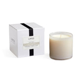 LAFCO New York Star Magnolia candle in a hand-blown glass vessel for ambient evenings.