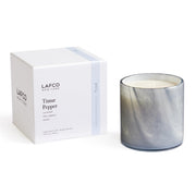 LAFCO New York Signature Candle Timur Pepper close-up glass vessel for ambient scent.