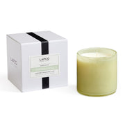 LAFCO New York Wild Honeysuckle candle in a hand-blown glass vessel adds elegance to any room