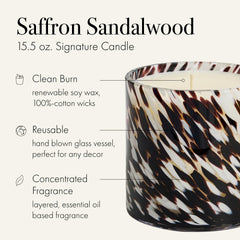 LAFCO New York saffron-sandalwood notes create warm, inviting evenings.