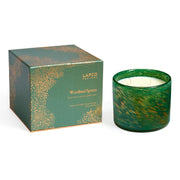 LAFCO New York Woodland Spruce candle pour highlights warm birch and evergreen notes for cozy evenings.