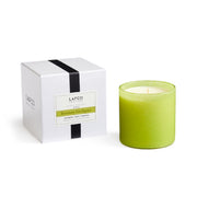 LAFCO New York Rosemary Eucalyptus signature candle in a hand-blown glass vessel for refined ambiance.