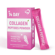 Laicuherb 14-day collagen powder tub highlighting premium hydrolyzed formula for daily vitality.
