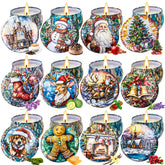 LAJDL Christmas Candle Gifts Set in a festive tin for cozy home scent.