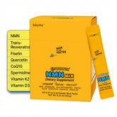 LALAVITA SuperYouth NMN Mix lemon stick on a bright surface for daily vitality.