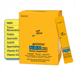 LALAVITA SuperYouth NMN Mix lemon stick on a bright surface for daily vitality.