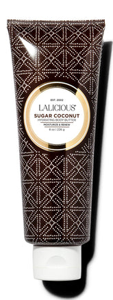 LaLicious Sugar Coconut Hydrating Body Butter packaging front for premium moisture.