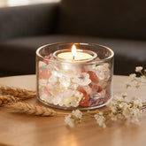 Lamptobe Healing Crystals Candle Holder close-up for serene meditation and focus