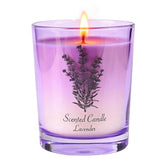 Lamway lavender soy candle jar for relaxing evenings.