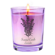 Lamway lavender soy candle jar for relaxing evenings.