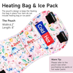 Langsprit castor oil pack wrap belt adjustment close-up for precise compression