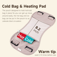Langsprit Castor Oil Pack Wrap outer layer stays leak-free.