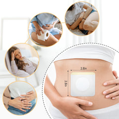 Langsprit disposable patch usage guide shows easy application during work