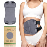 Langsprit cotton castor oil pack wrap front view, premium soft layers suitable for sensitive skin.