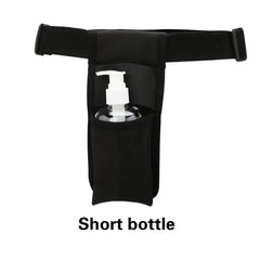 Soft mesh back pocket organizes tools and supplies for easy access