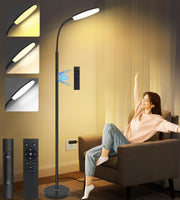 LanSuper Light Therapy Lamp front view with 10000 LUX for mood support and energy
