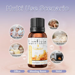 LANTIXIN Frankincense amber glass bottle preserves aroma and purity