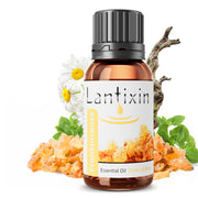 LANTIXIN Pure Frankincense oil bottle showcases a warm fragrance for home diffusers