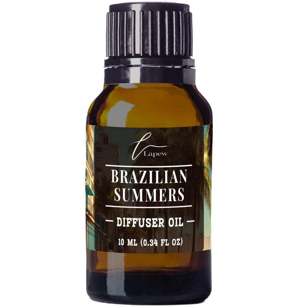 Lapew Brazilian Summers diffuser oil bottle for premium fragrance in ultrasonic diffusers.
