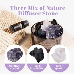 LAPLOSY glass container diffuser adds minimalist elegance to any room.