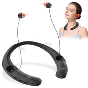LaseLocks red light ear device emitting a 650nm glow for relaxation.