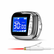 LASEPREHT Red Light Therapy Wristwatch front view for portable wellness on the go.