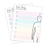 Lashicorn Reiki Therapy Session Notes front cover in color for professional intake