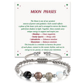 LAVEIR Moon Phase Bracelet with moonstone for balance and elegance