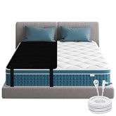 LAXVAPIU grounding mat on a king bed for full coverage and potential sleep balance.