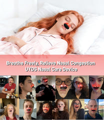 LCWIU red light nasal therapy device controls for quick mode changes