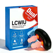 LCWIU red light nasal therapy device front view with gentle 650 nm glow