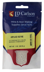 LD Carlson Amylase Enzyme bottle 1 oz for improved mash fermentability.