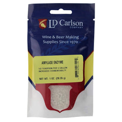 LD Carlson Amylase Enzyme in mash preparation boosts fermentability.