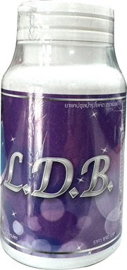 LDB Ladyboy Breast Enlargement bottle demonstrates herbal balance for confidence.