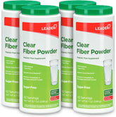 Leader Prebiotic Fiber Powder dissolves completely in water for a smooth, flavor-free daily boost.