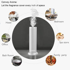 LEAMERR air purification and aromatherapy diffusion for large spaces.