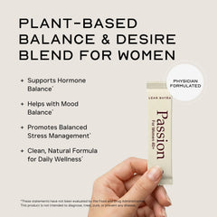 Lean Nutra Passion sticks pack open for an easy daily balance routine