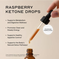 LEAN Nutraceuticals drops pour shows fast-absorbing formula for quick metabolism support.