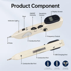 Leawell Meridian Finder with beeping indicator helps locate acupoints intuitively