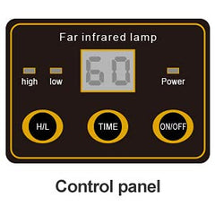 Leawell TDP lamp 360-degree adjustable head enables versatile treatment angles