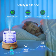 Lecdura seven-color mood light enhances ambiance.