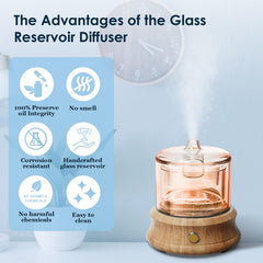 Lecdura ultrasonic mist releasing a gentle scent.