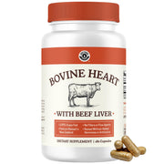Left Coast Performance beef heart liver supplement bottle supports daily vitality