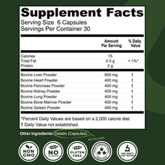Left Coast Performance Beef Organ Heart image highlights heart-supporting nutrients for active days.