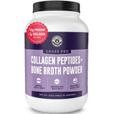 Left Coast Performance bone broth powder jar ready for daily use as a protein source