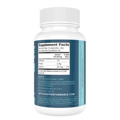 Left Coast Performance bottle packaging close-up highlights premium, organic bone broth product.