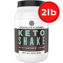 Left Coast Performance Keto Shake scoop measures powder for prep