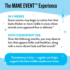 Legendairy Milk Mane Event label detail featuring Lustriva and biotin