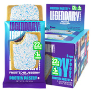 Legendary Foods Frosted Blueberry protein pastry on the go, high protein keto snack