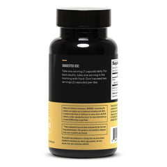 LEGION DHEA bottle with capsules ready for daily use.